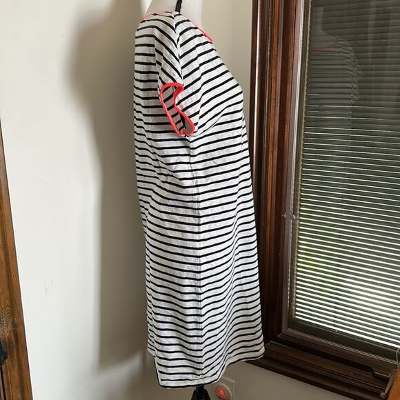 Boden | Striped Cotton Dress Size 4R - Picture 3 of 10